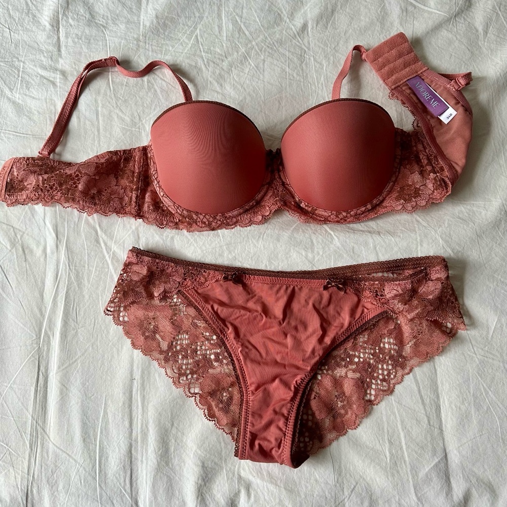 Adore Me Push-up Bra 34b and Panty S set